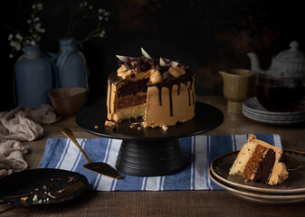 Caramel and Coffee Cake