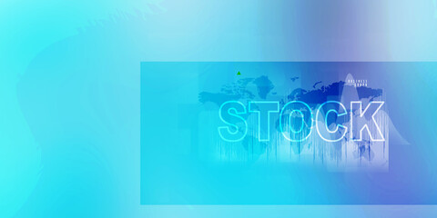 2d rendering Stock market online business concept. business Graph stock market concept
