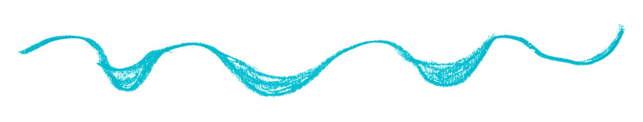 Light blue pencil strokes in simple style, isolated on transparent background.