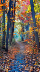 Fototapeta premium autumn in the park