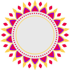 Diwali Decorative Frame