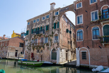  canal &agrave; Venise en italie 