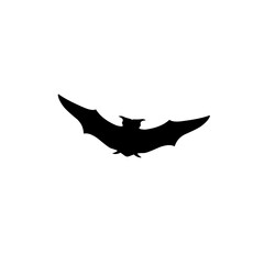 Halloween scary bat. Seamless vector background.