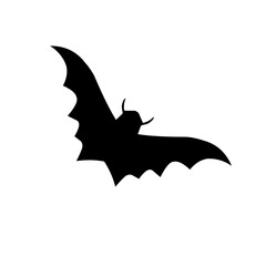 Fototapeta premium Halloween scary bat. Seamless vector background.
