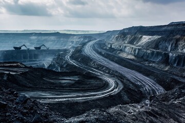 open pit quarry