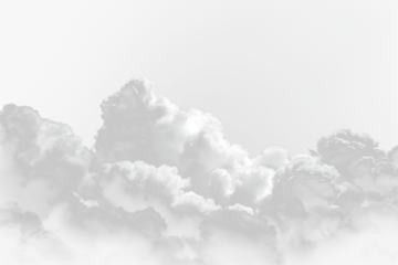 White Cloud transparent background. Fog or smoke isolated transparent special effect. White vector cloudiness, mist or smog background