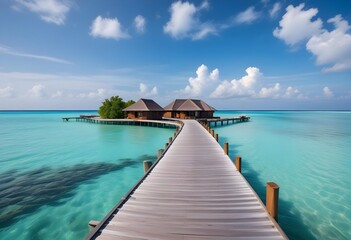 Obraz premium beach with jetty
