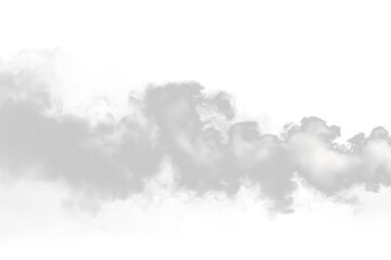 White fog on transparent background, Fog, smoke, white smog clouds on floor, morning mist over the ground or water surface perspective view