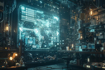 Fictional Technicolor Detailed Development Hub Generated by AI