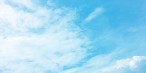 Fototapeta premium Blue clouds love winter-summer sky soft effect cloudscape, cloudy, heaven, cumulus, atmosphere crystal clear image wallpaper canvas pattern splashed seasonal trending beautiful high resolution art pai