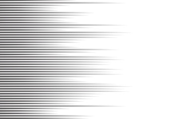 Black gray radial comics style lines, Straight Vertical Lines, isolated on white background. Speed abstract. Vector illustration