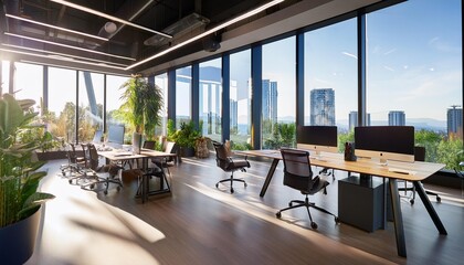 Office: open-plan office.