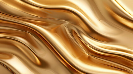 Fototapeta premium Modern Elegant Brushed Gold Illustration with Regal Touch AI Generative