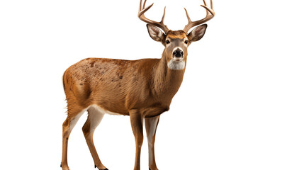a Whitetail deer Buck transparent background.