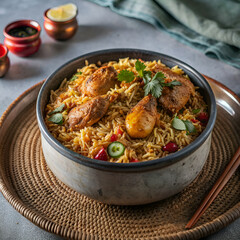 indian rice with basmati chicken and basmati rice