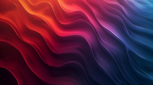 wallaper background, diagonal gradient dark cyan to dark red, wavy lines like a waterwaves as pattern, 4K