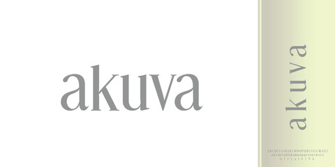 Elegant Minimalist Serif Alphabet Font Collection – Classic and Modern Lettering
