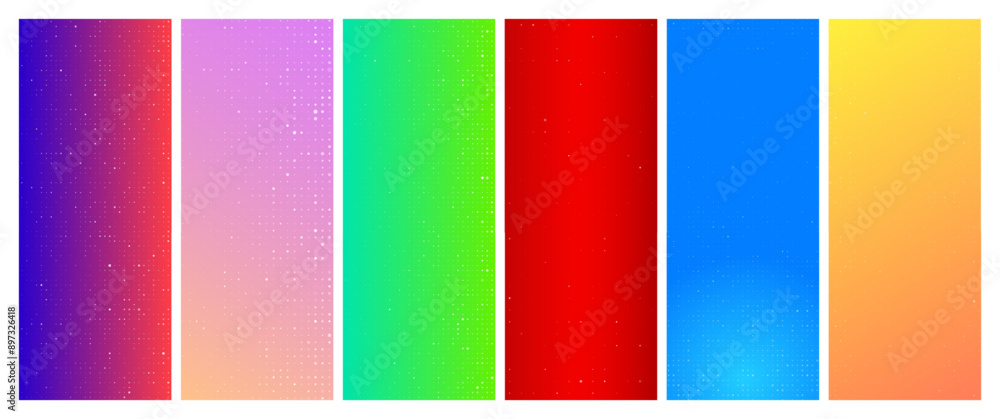 Aufkleber abstract gradient geometric background with squares