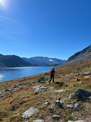 Obraz premium hiking in the mountains