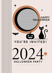 Halloween party flyer 2024