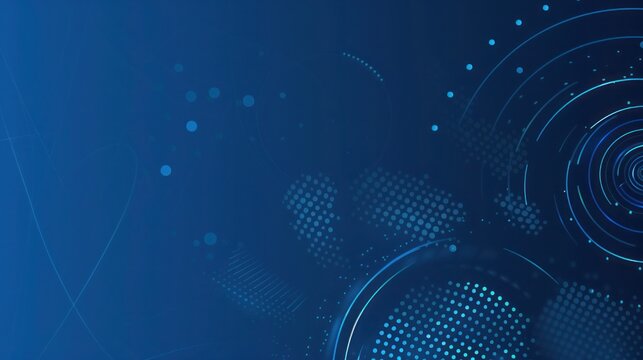 collection of Abstract blue backgrounds with geometric circles