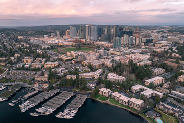 Bellevue Washington from Above