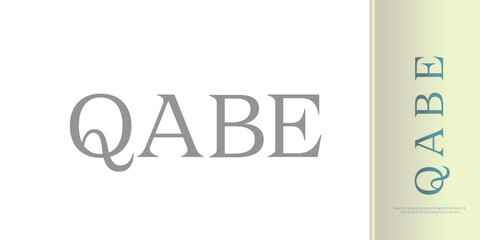 Obraz premium Elegant Modern Serif Alphabet Font Set – Minimalist and Classic Lettering 