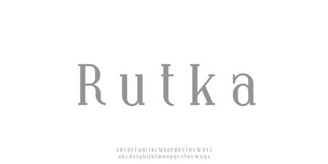 Elegant Modern Serif Alphabet Font Set – Minimalist and Classic Lettering
