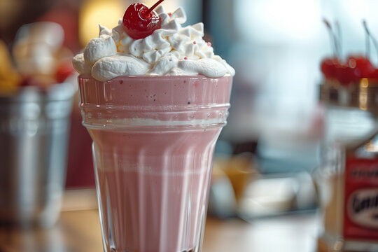 strawberry ice cream drink