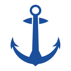 anchor on white background
