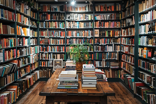 books in the library