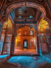 Obraz premium City Hall Building with Clock Tower