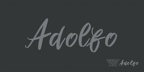 Elegant Minimalist Serif Alphabet Font Set – Modern and Classic Lettering
