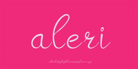 Elegant Minimalist Serif Alphabet Font Set &ndash; Modern and Classic Lettering
