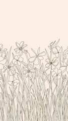 background with flowers