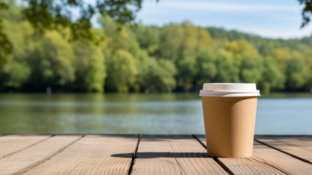 Convenient takeaway coffee, perfect for people on the move, ensuring efficiency and ease