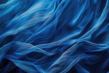 Close-up blue fabric