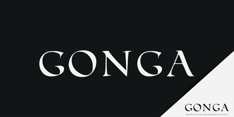 Obraz premium Elegant Minimalist Serif Alphabet Font Collection – Classic and Modern Lettering 