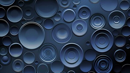 Elegant modern pattern created by concentric circles in abstract background