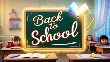 Hand Drawn Back to School Text Typography Education Background Design, Greeting Card