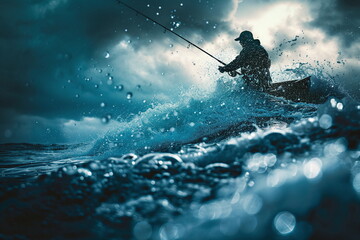 Fictional Brave Souls Tackling the Deep Sea Generated by AI