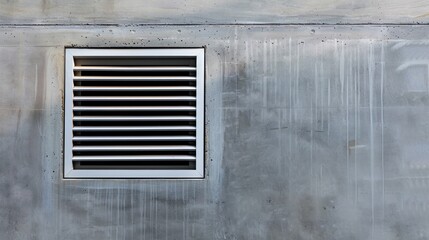 Close Up Modern Wall Ventilation