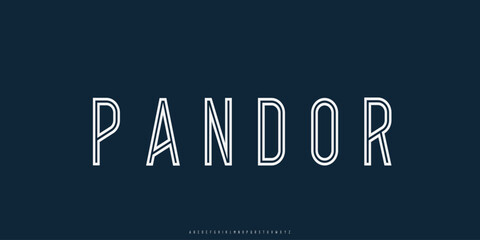 Elegant Modern Serif Alphabet Font Set – Minimalist and Classic Lettering
