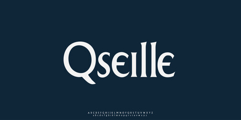 Elegant Modern Serif Alphabet Font Set – Minimalist and Classic Lettering
