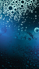 air bubbles underwater, abstract background