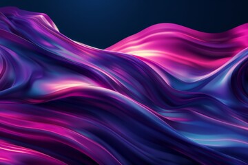 wavy with flowing magenta and dark blue