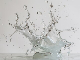 Water Splash with Dramatic Form