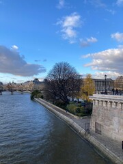 Naklejka premium river seine