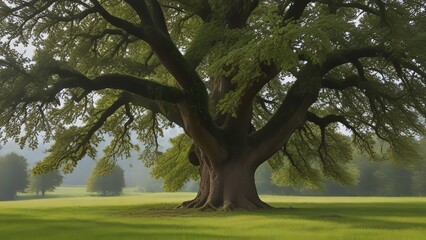 Obraz premium Old oak tree