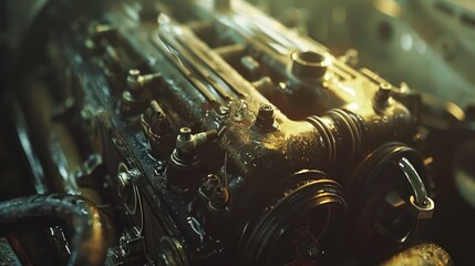 Professional Auto Repair Expert Thoroughly Inspecting Car Engine for Potential Issues, Ensuring Optimal Performance and Safety